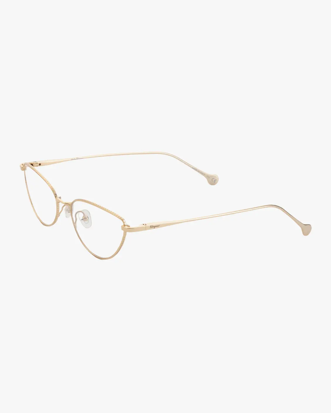 Cat Eye Eyeglasses in Gold