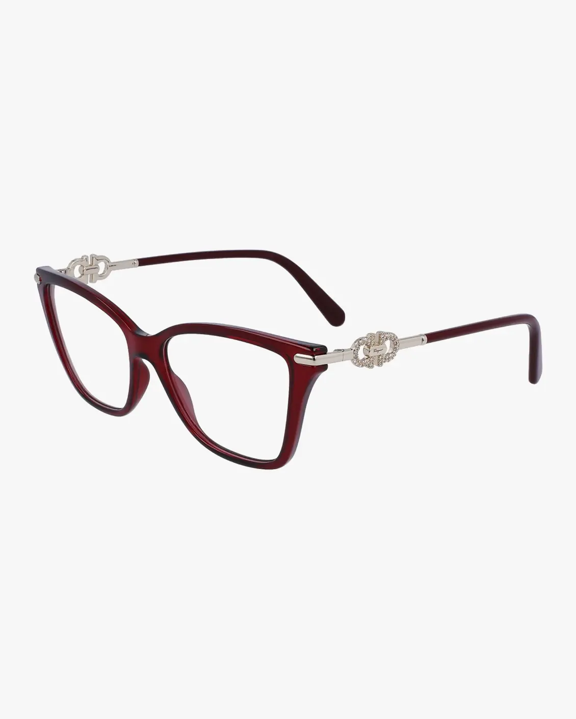 Square Eyeglasses in Red