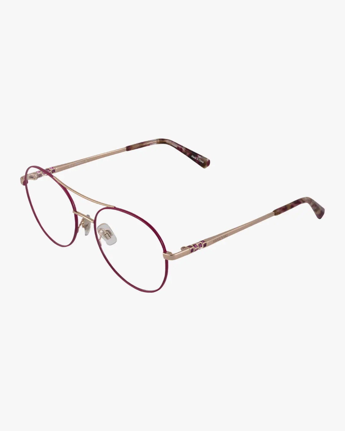 Aviator Eyeglasses in Red