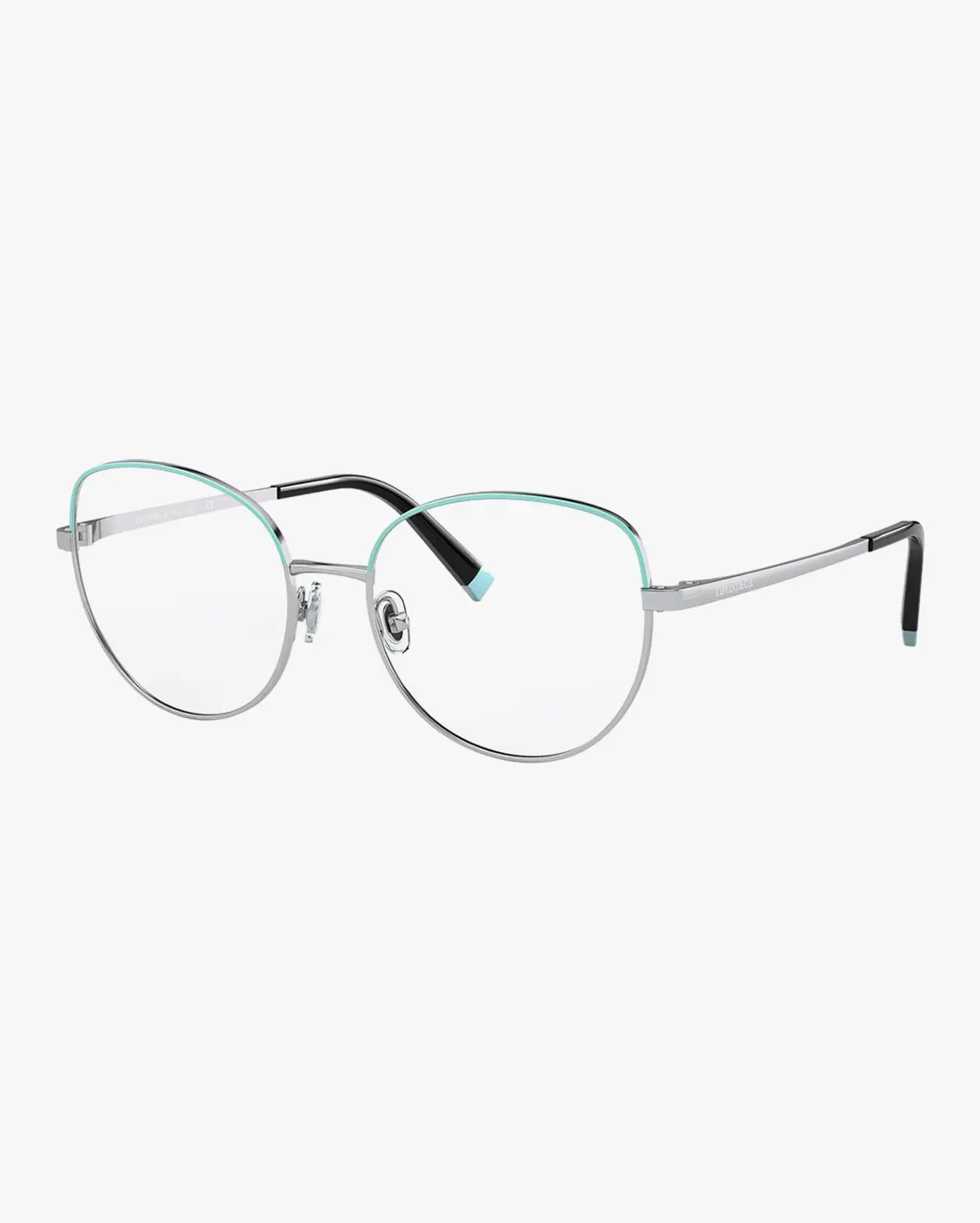 Round Eyeglasses in Silver