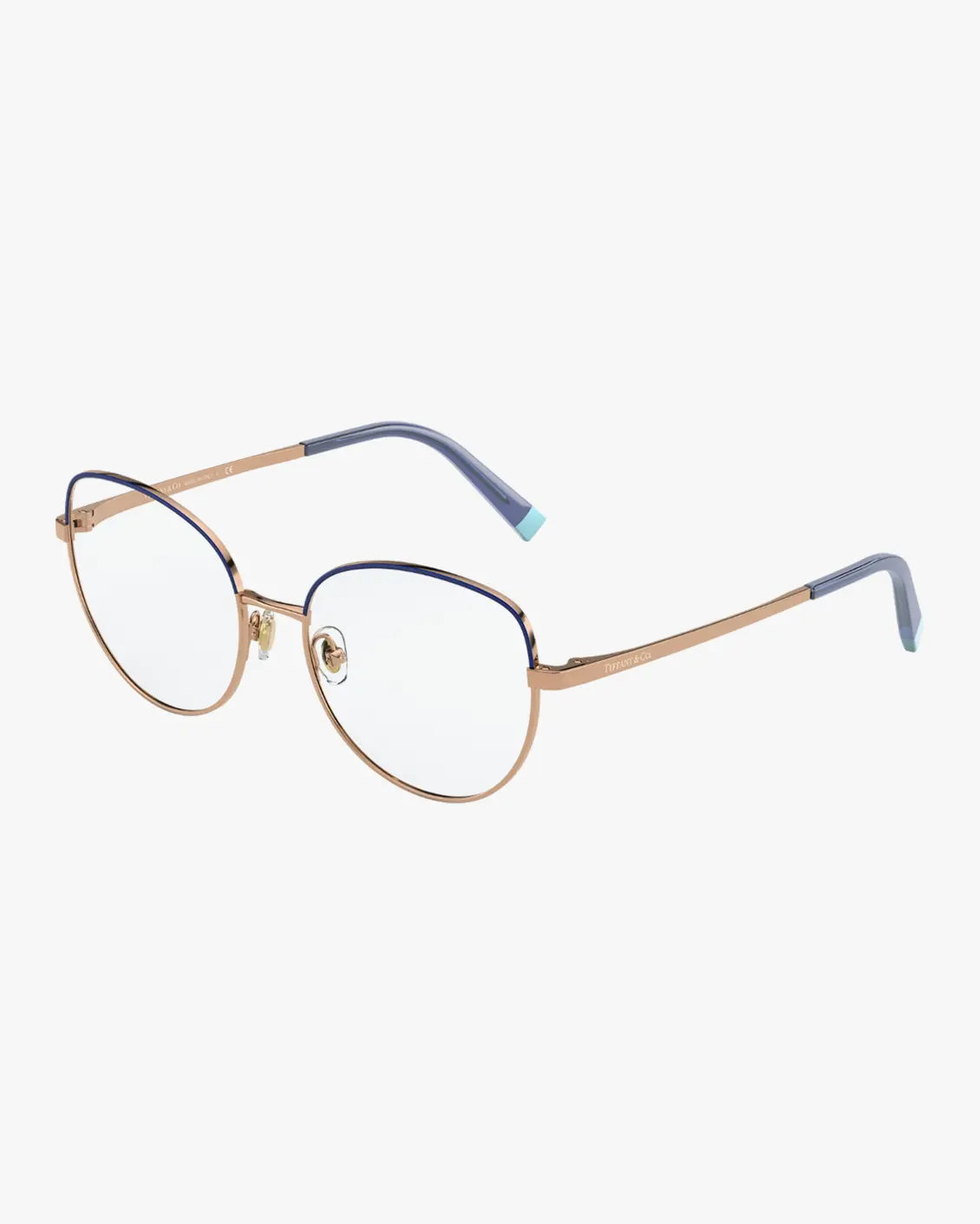 Round Eyeglasses in Gold