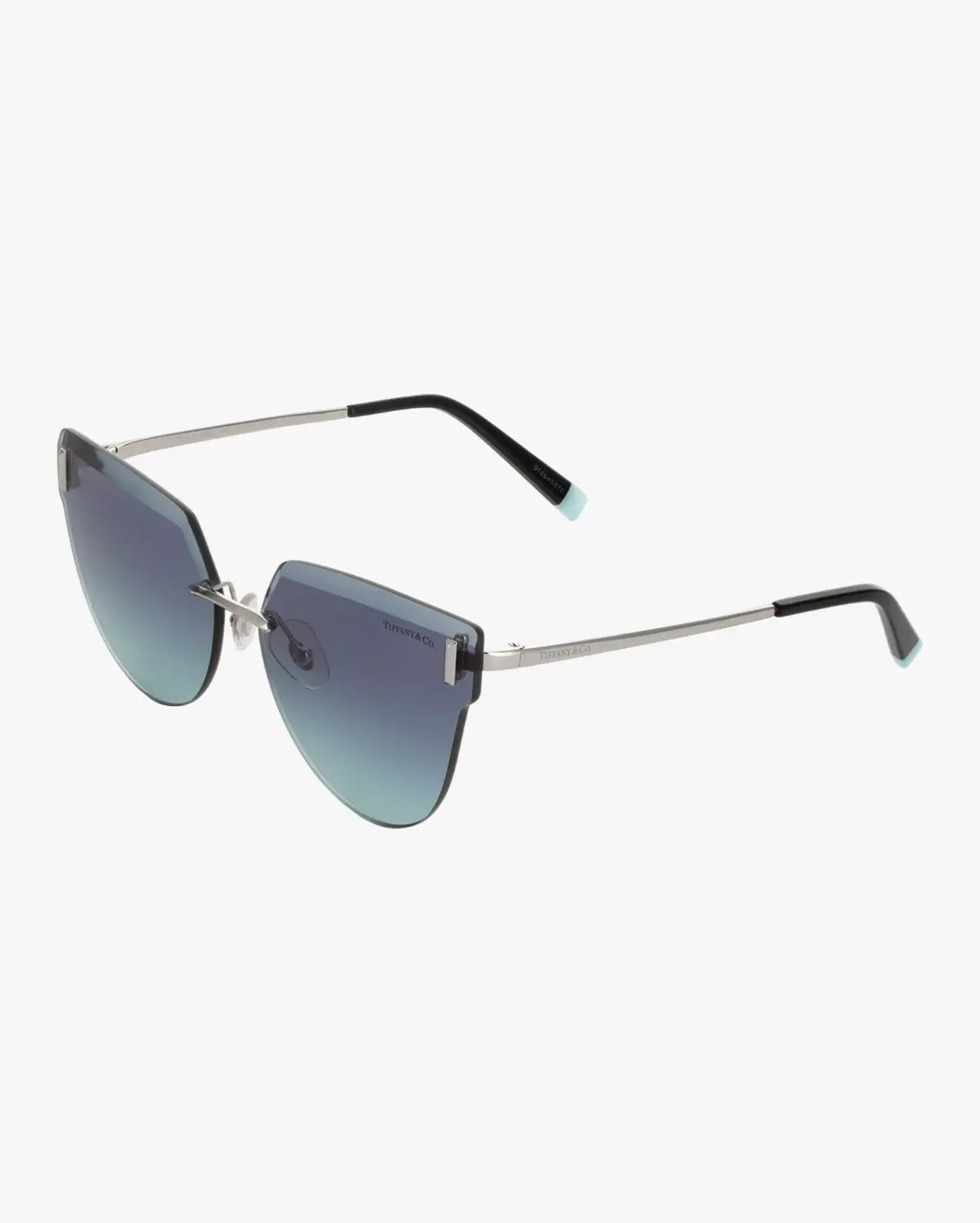 Cat Eye Sunglasses in Silver
