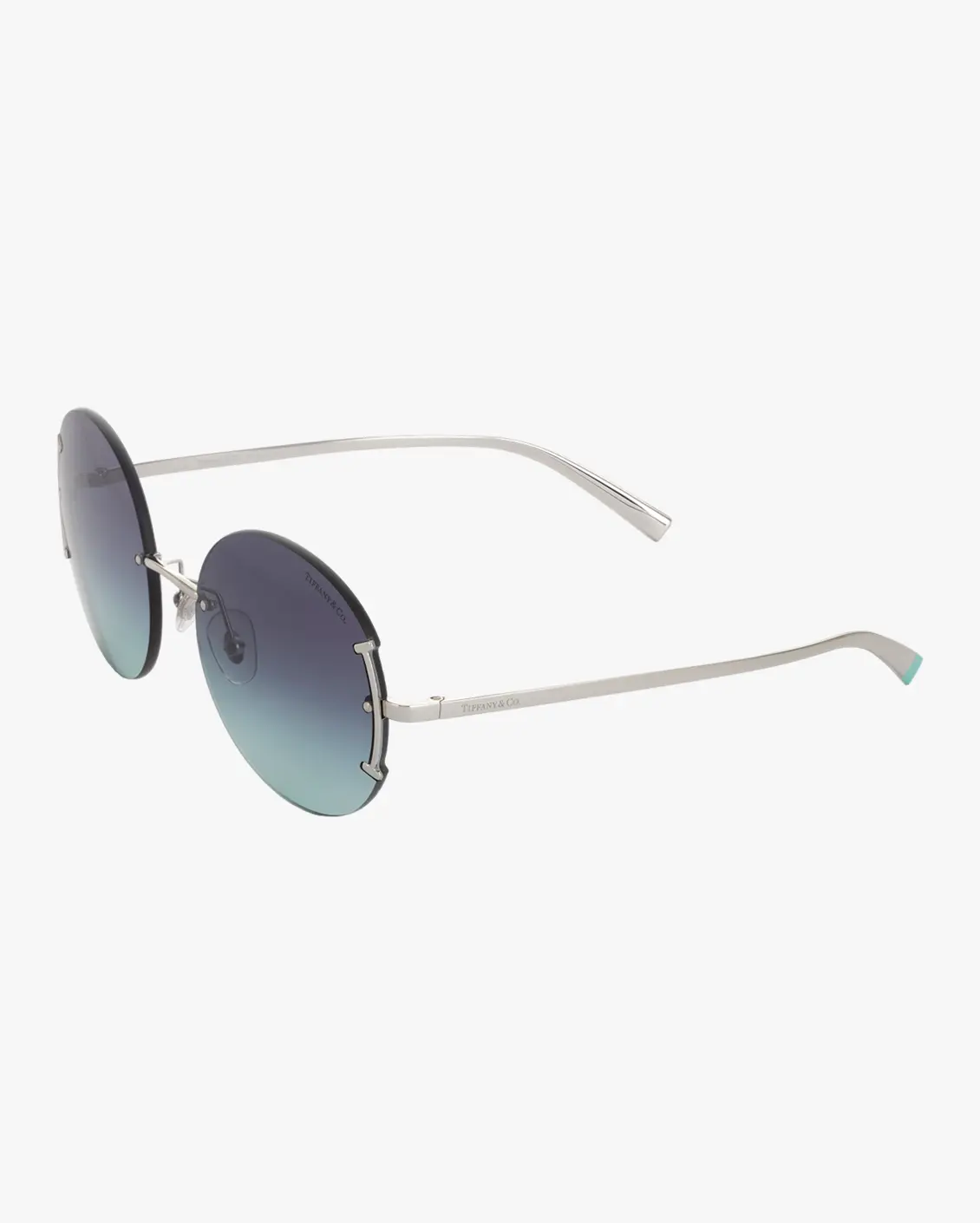 Round Sunglasses in Silver