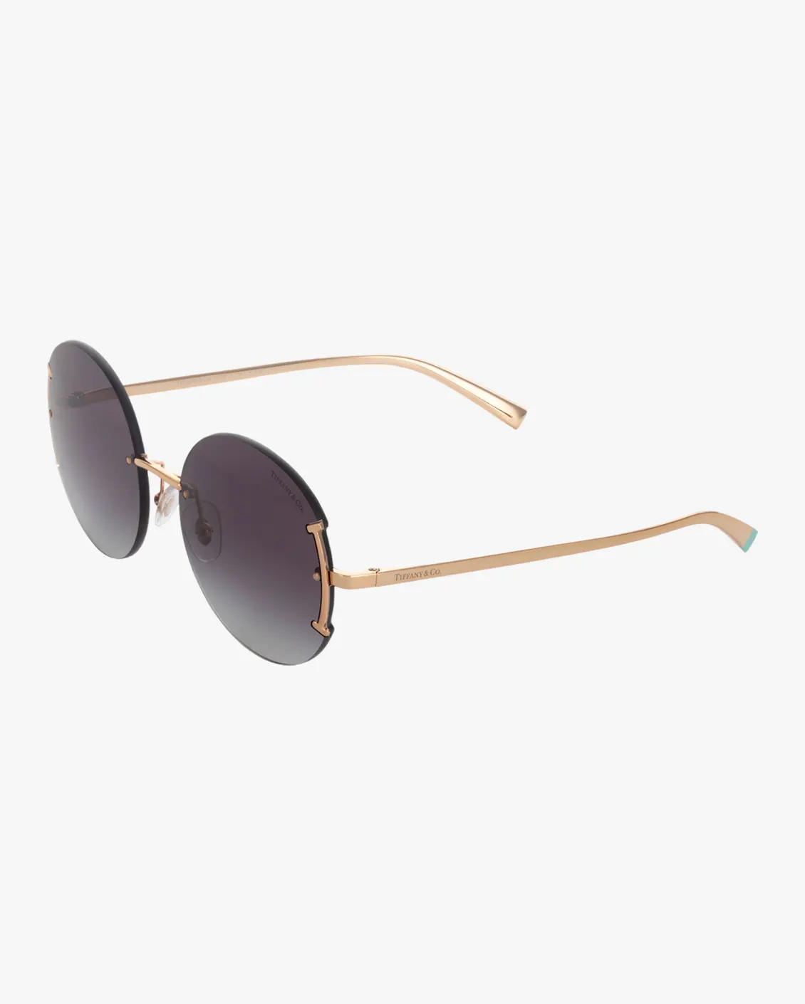 Round Sunglasses in Gold
