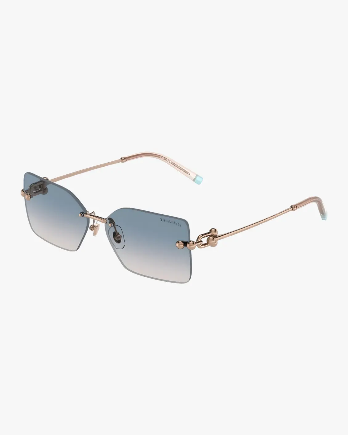 Rectangle Sunglasses in Gold