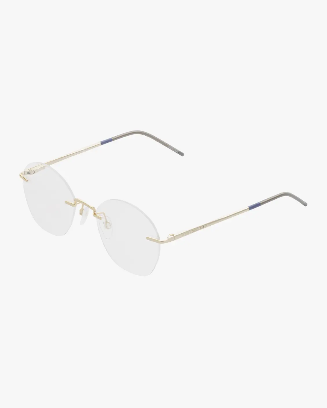 Square Eyeglasses in Gold