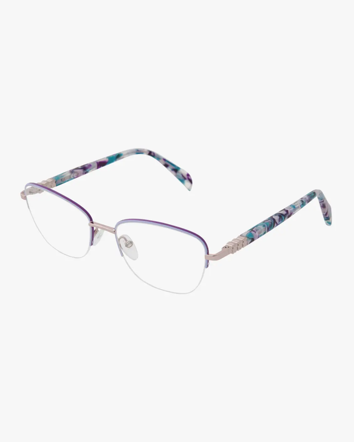 Rectangle Eyeglasses in Blue