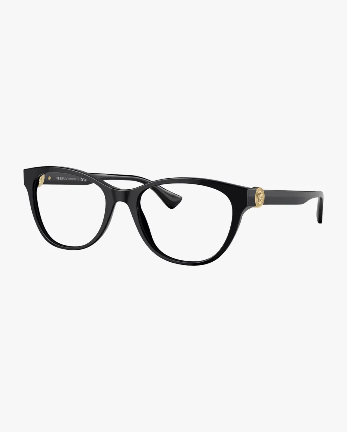 Round Eyeglasses in Black
