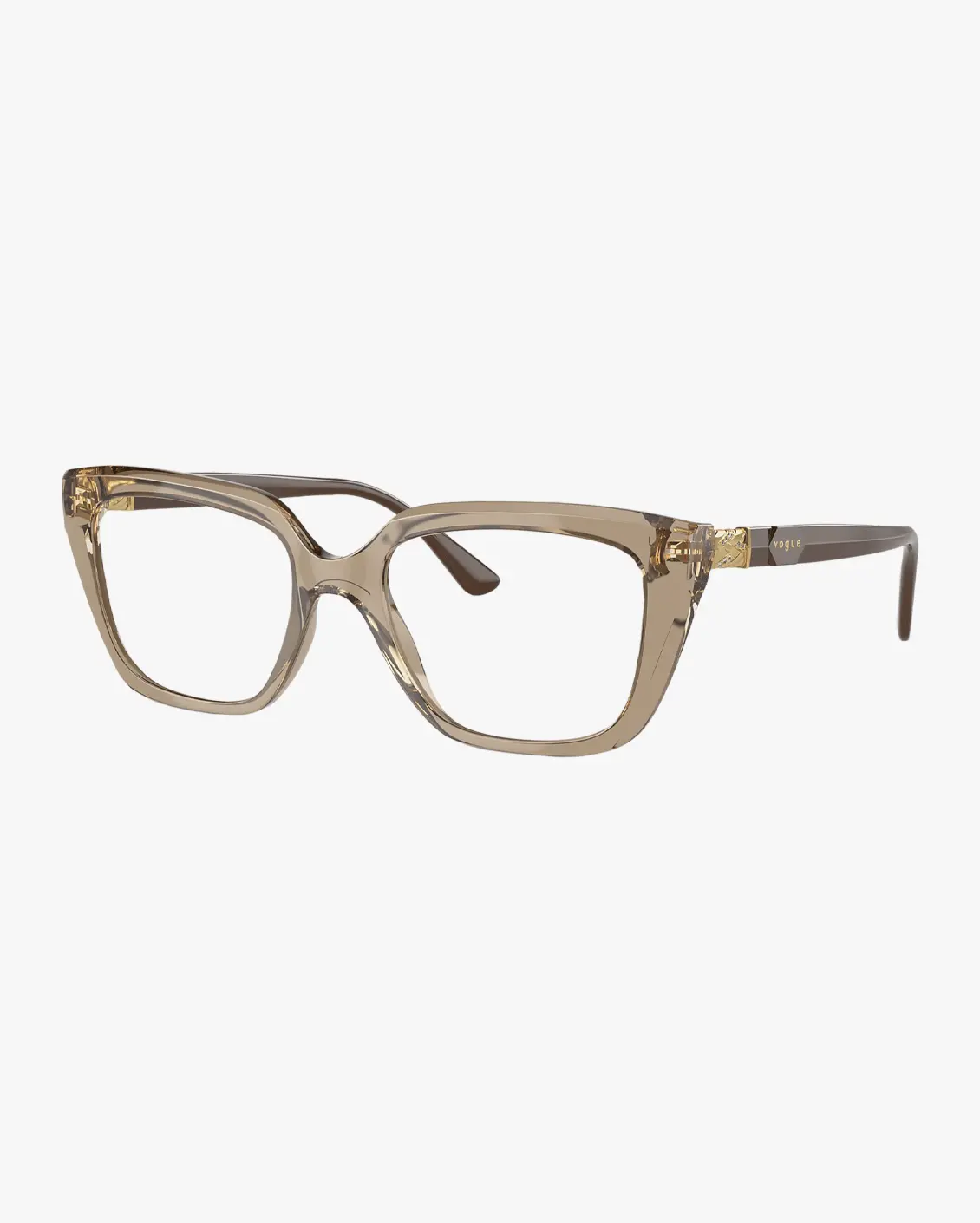 Square Eyeglasses in Brown